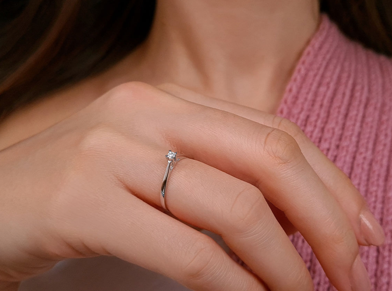 0.05 carat solitaire diamond ring