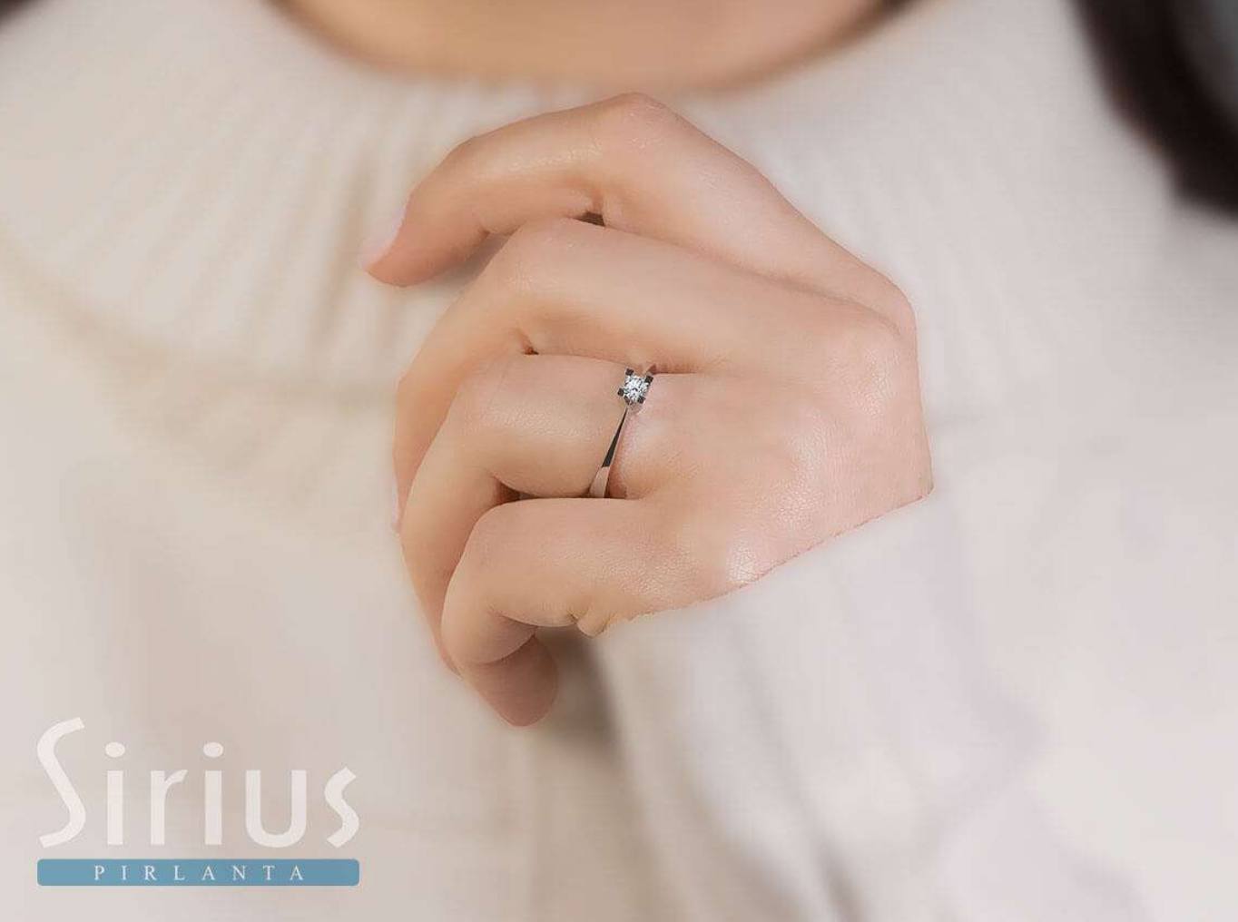 0.16 carat solitaire diamond ring