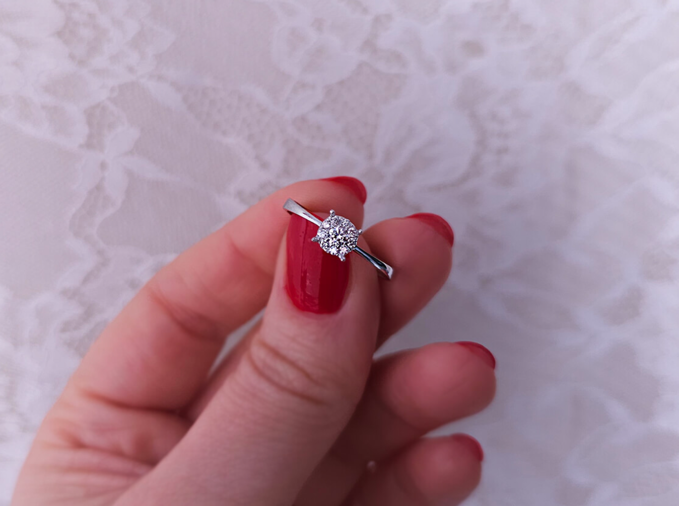 0.70 Carat Diamond Solitaire Effect Ring