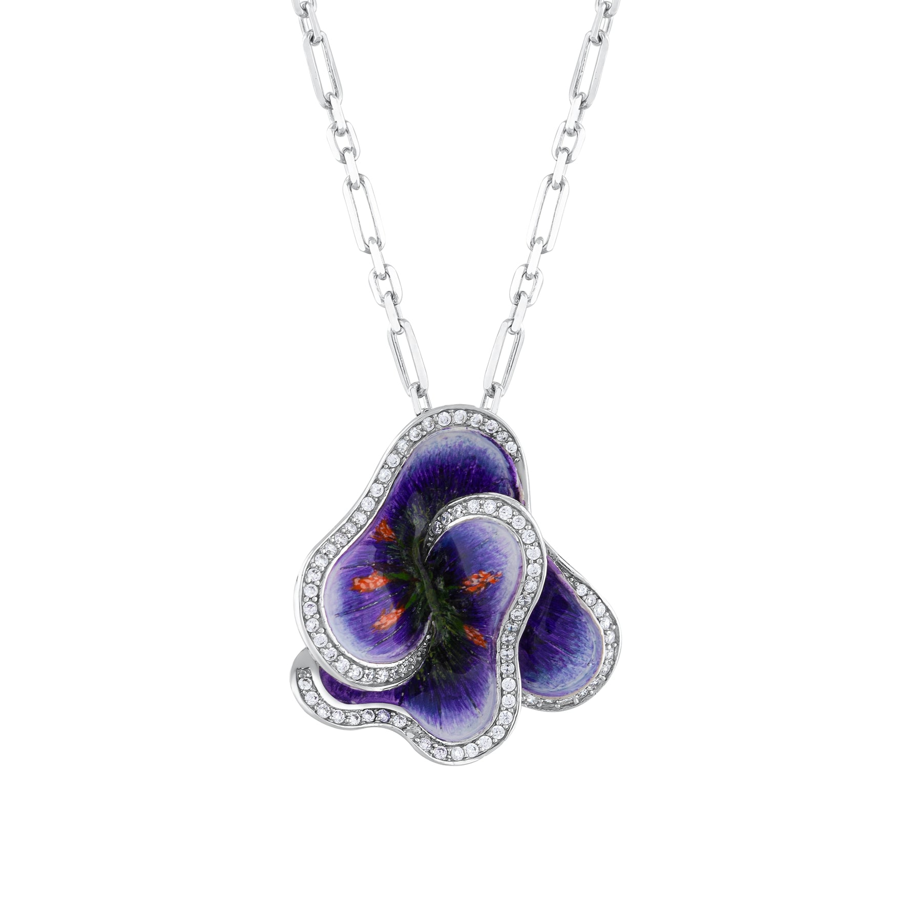 Collier violette violette