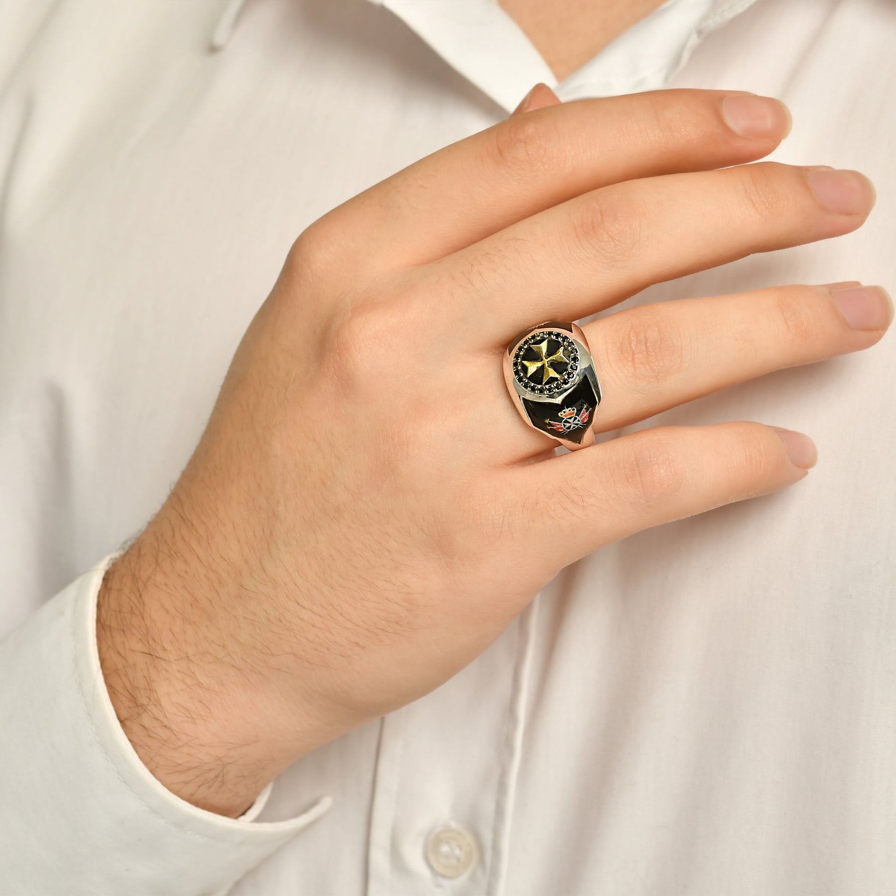 Bague croix