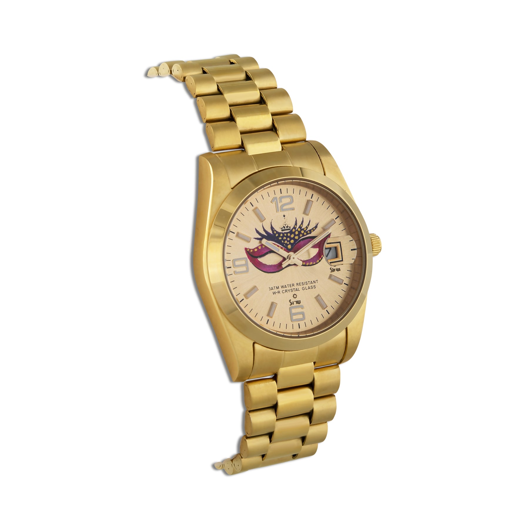 Watch with mask