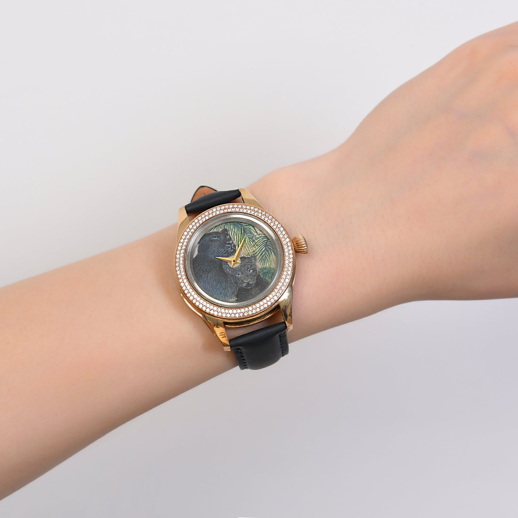 Schwarze Puma Uhr