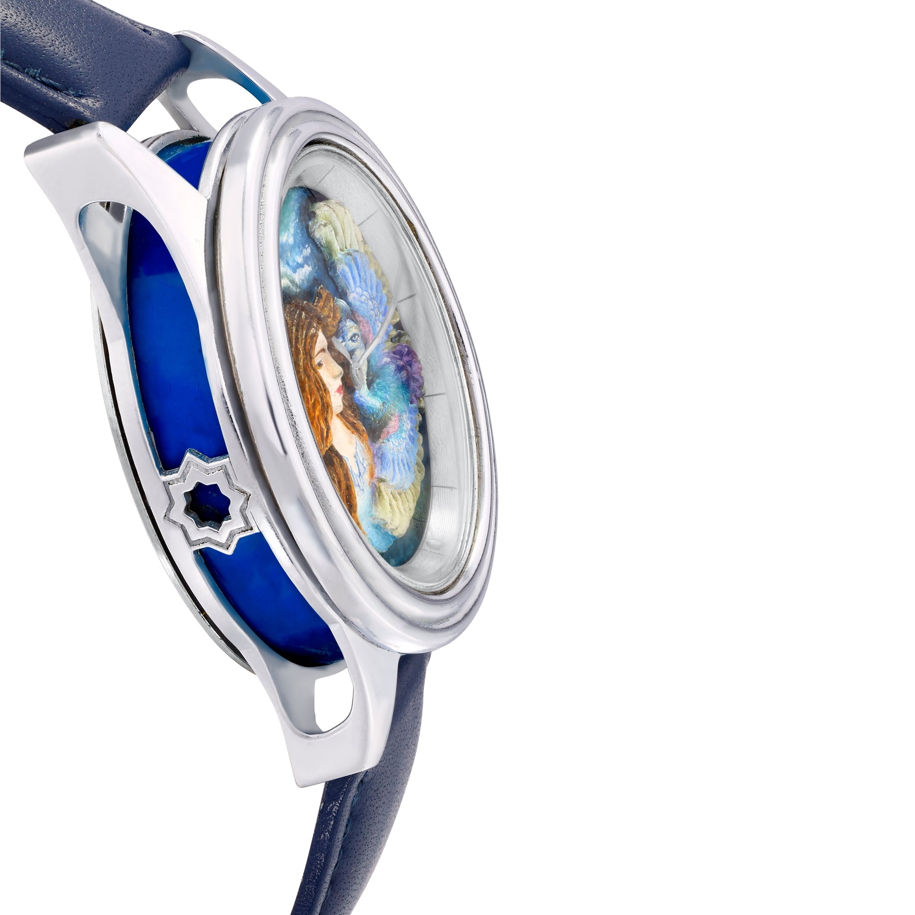Watch with Women and Eagle Motif