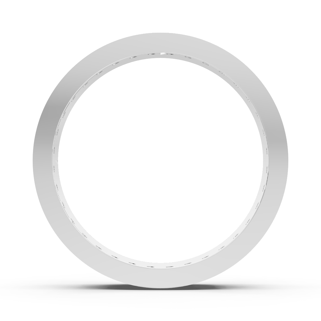 Bague en diamant exquise en or blanc 14 carats