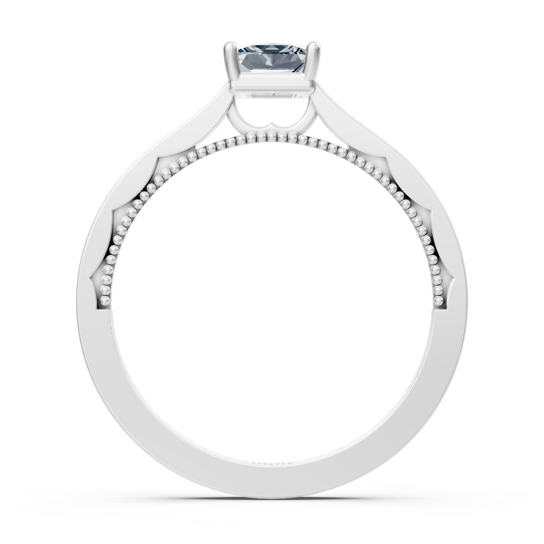 Solitär Diamantring Weißgold