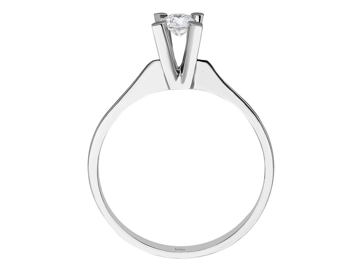 Birgie 0.17 Karat Diamant Solitär Ring 8 Karat Gold