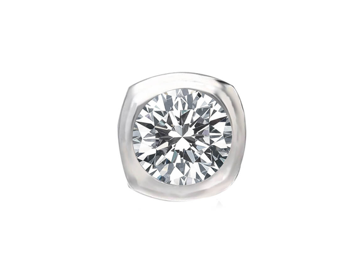Birgie 0.70 Karat Diamant Einzel-Ohrstecker 14 Karat Gold