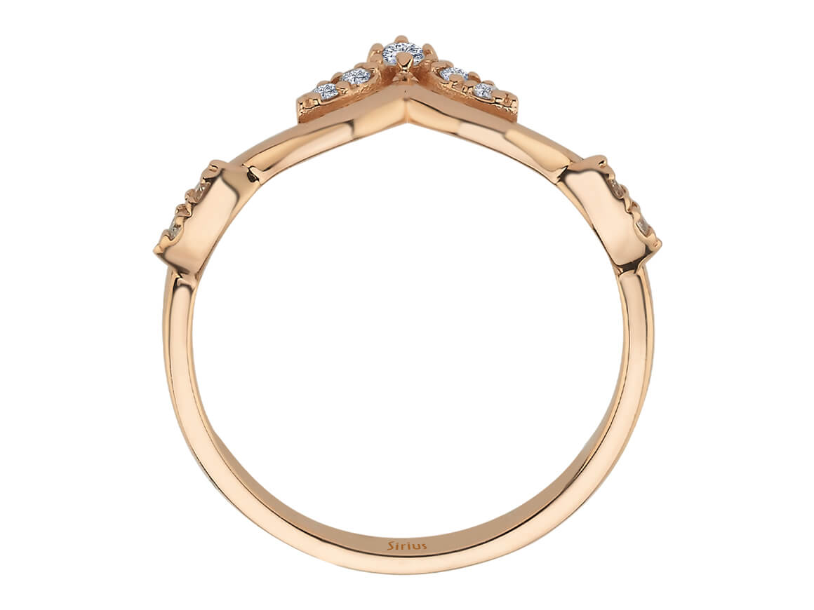 Birgie Diamant-Ring im Diadem-Design