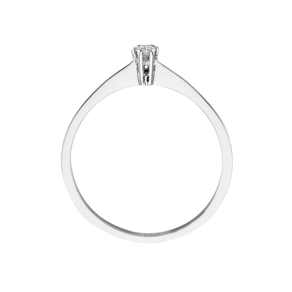 Bague solitaire diamant 0,05 carat