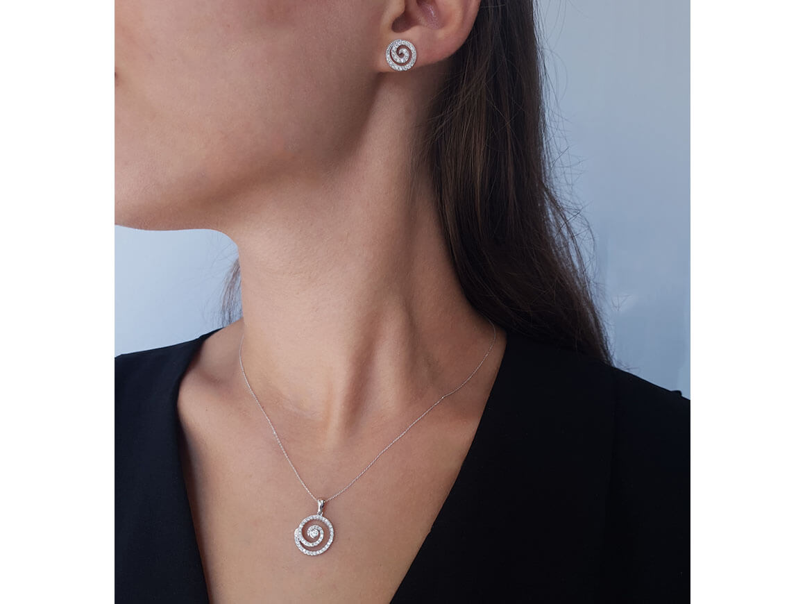Diamond Lava Necklace