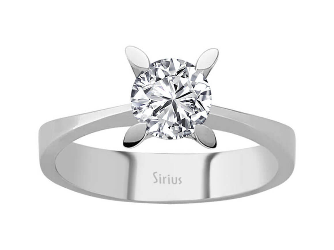 Bague solitaire diamant 0,80 carat
