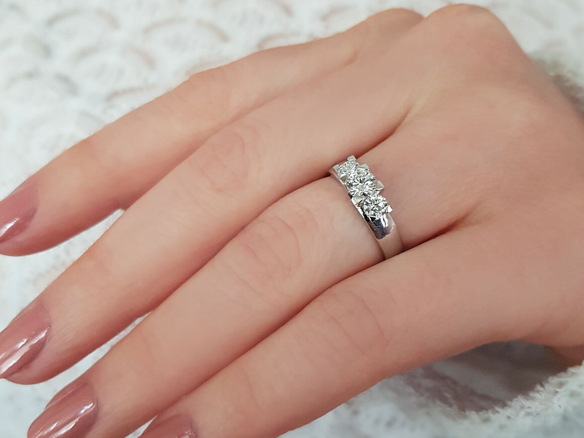 Bague Tria Diamant 0,75 Carat