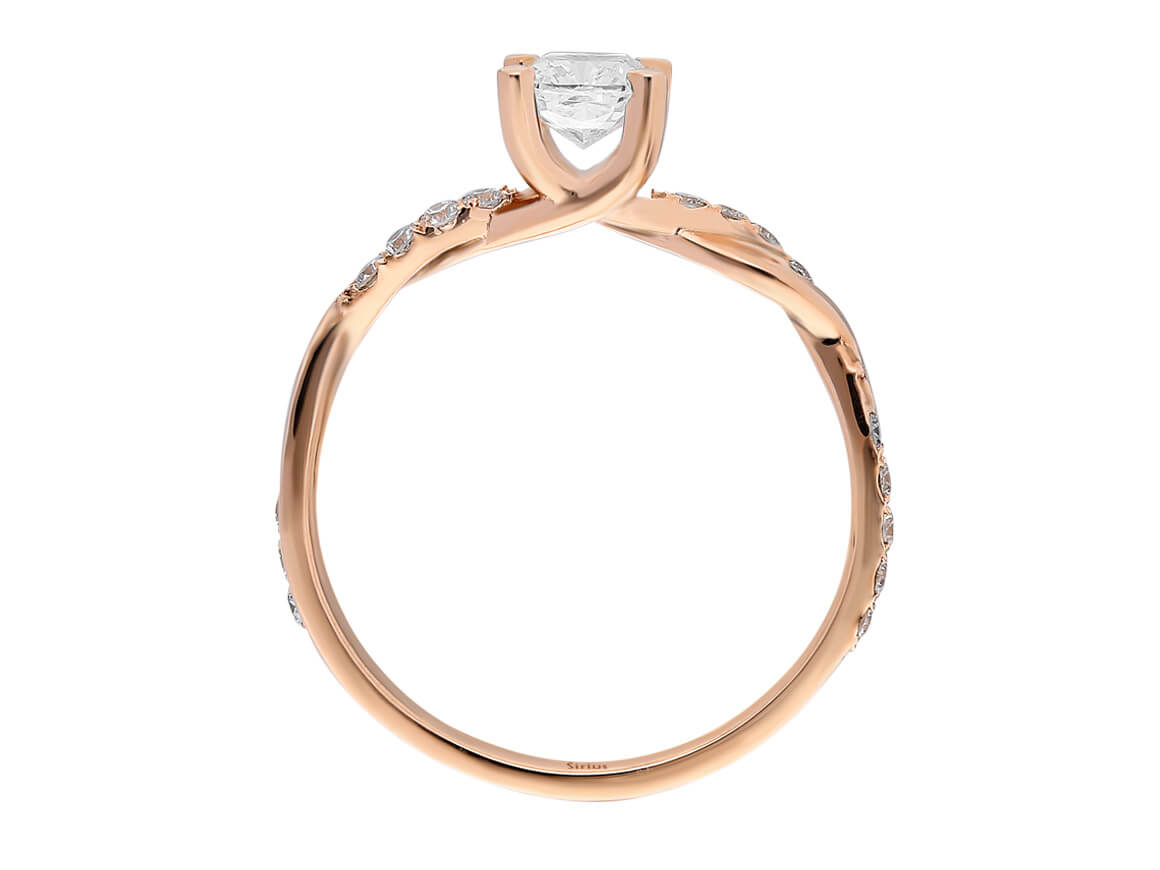 Bague solitaire diamant 0,60 carat au total