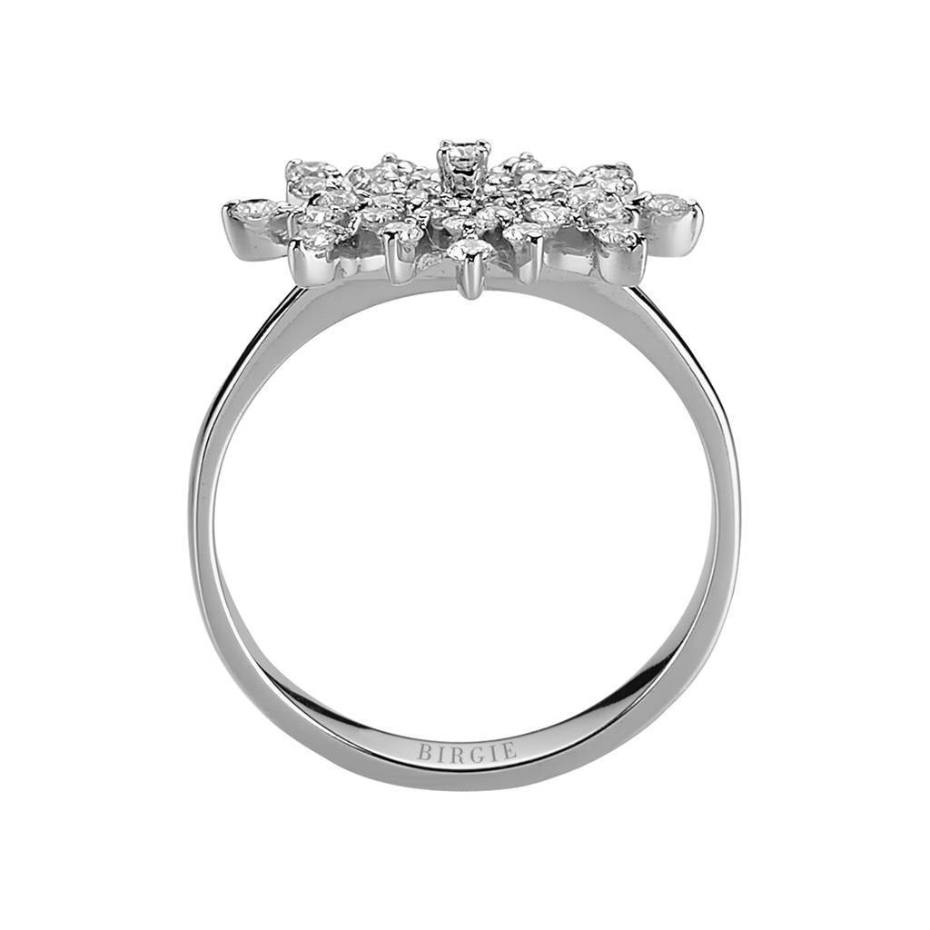 Bague flocon de neige diamant