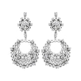 Diamond Crescent Earrings