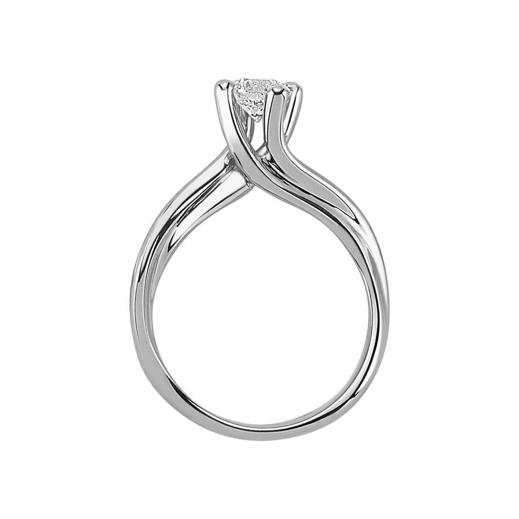 Bague solitaire diamant 0,52 carat