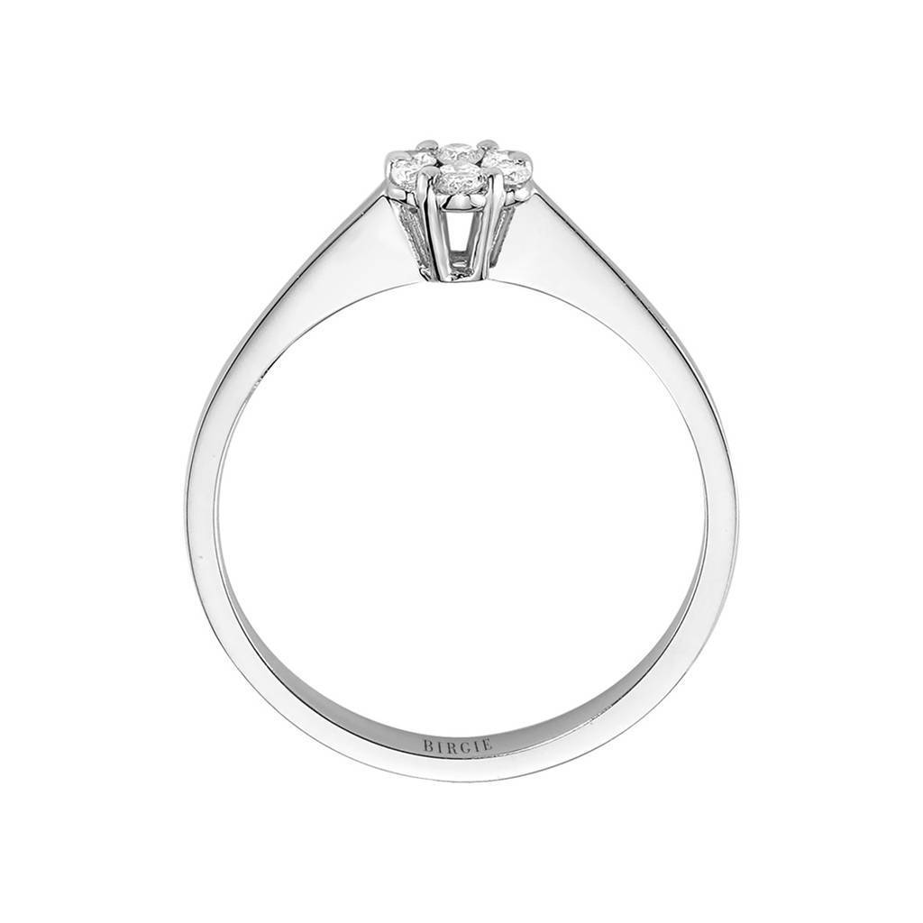 Bague effet solitaire diamant 0,50 carat