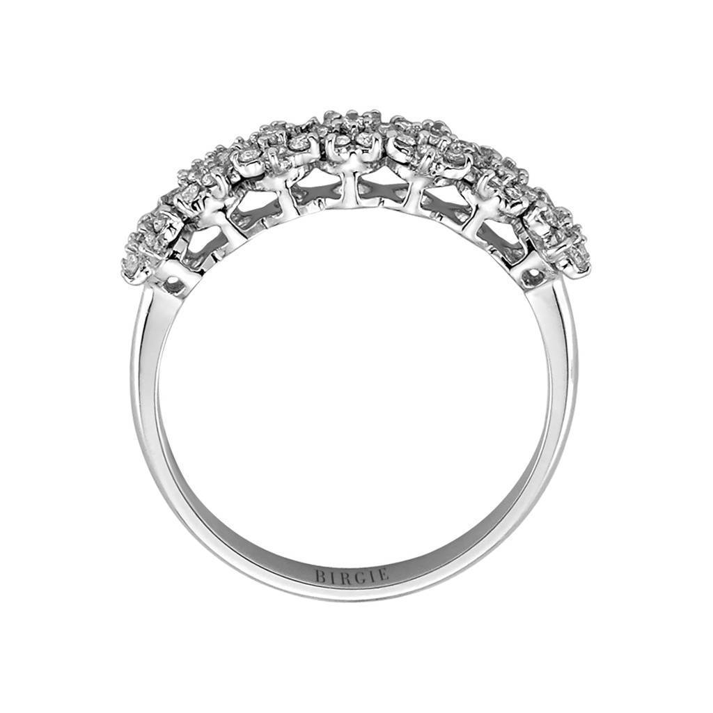Bague diamant 7 fleurs