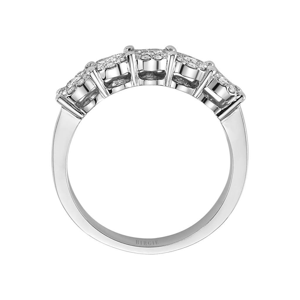 1.50 total carat effect diamond 5 stone alliance