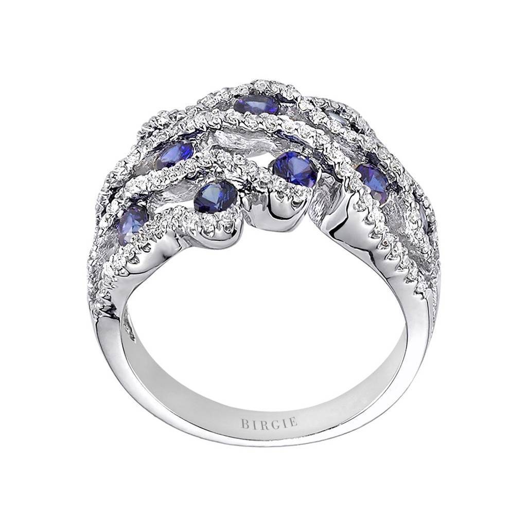Diamond and Sapphire Ring