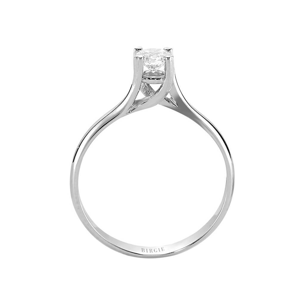 Bague solitaire diamant 0,30 carat