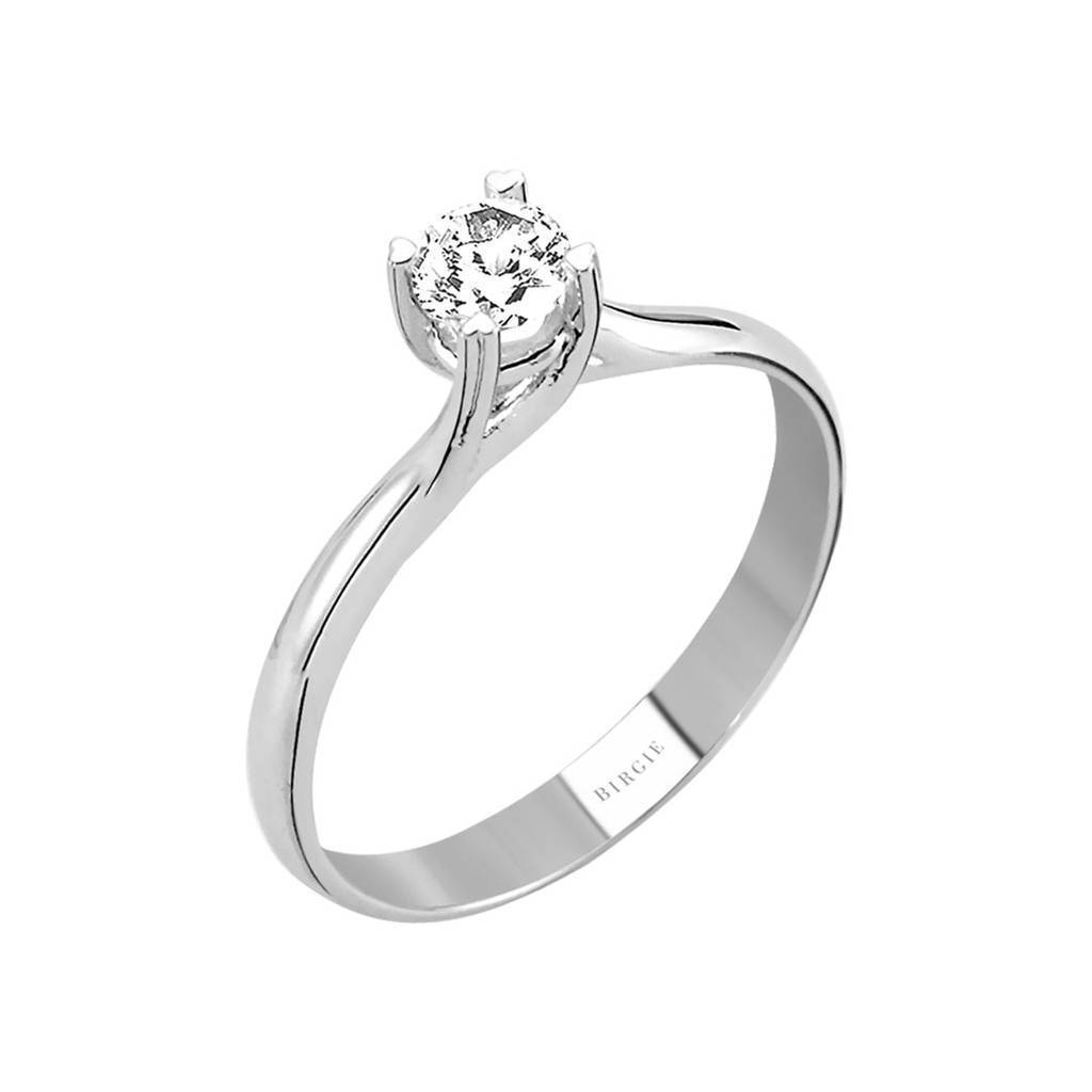 Bague solitaire diamant 0,30 carat