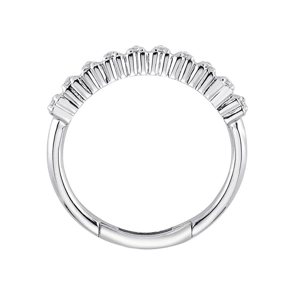 Alliance Coeur Demi-Rond Diamant