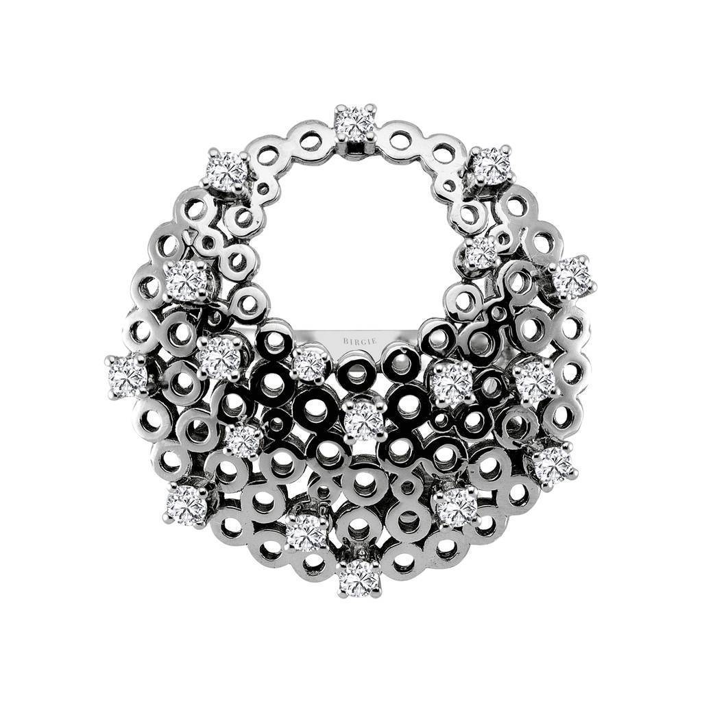Diamond Crescent Ring