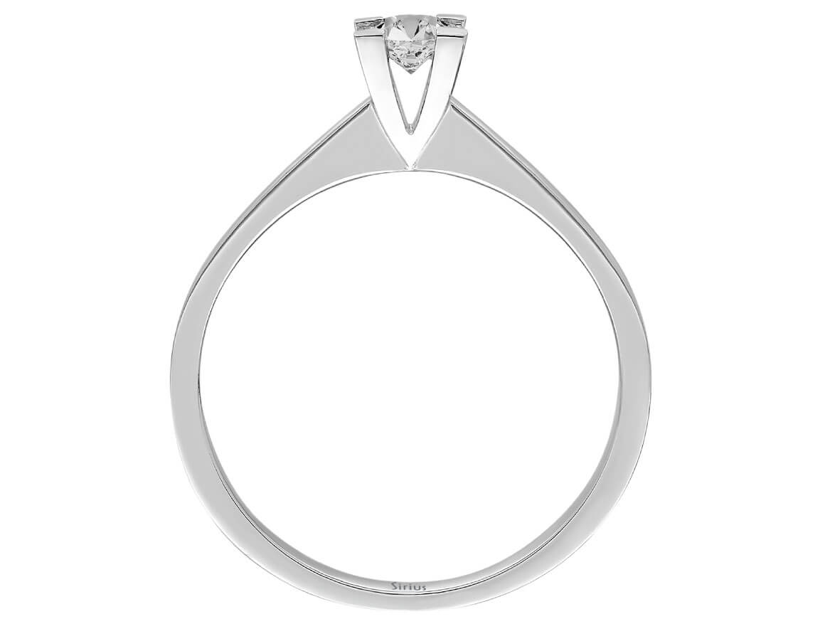 0.19 carat diamond solitaire ring
