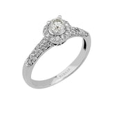 Bague solitaire diamant 0,66 carat