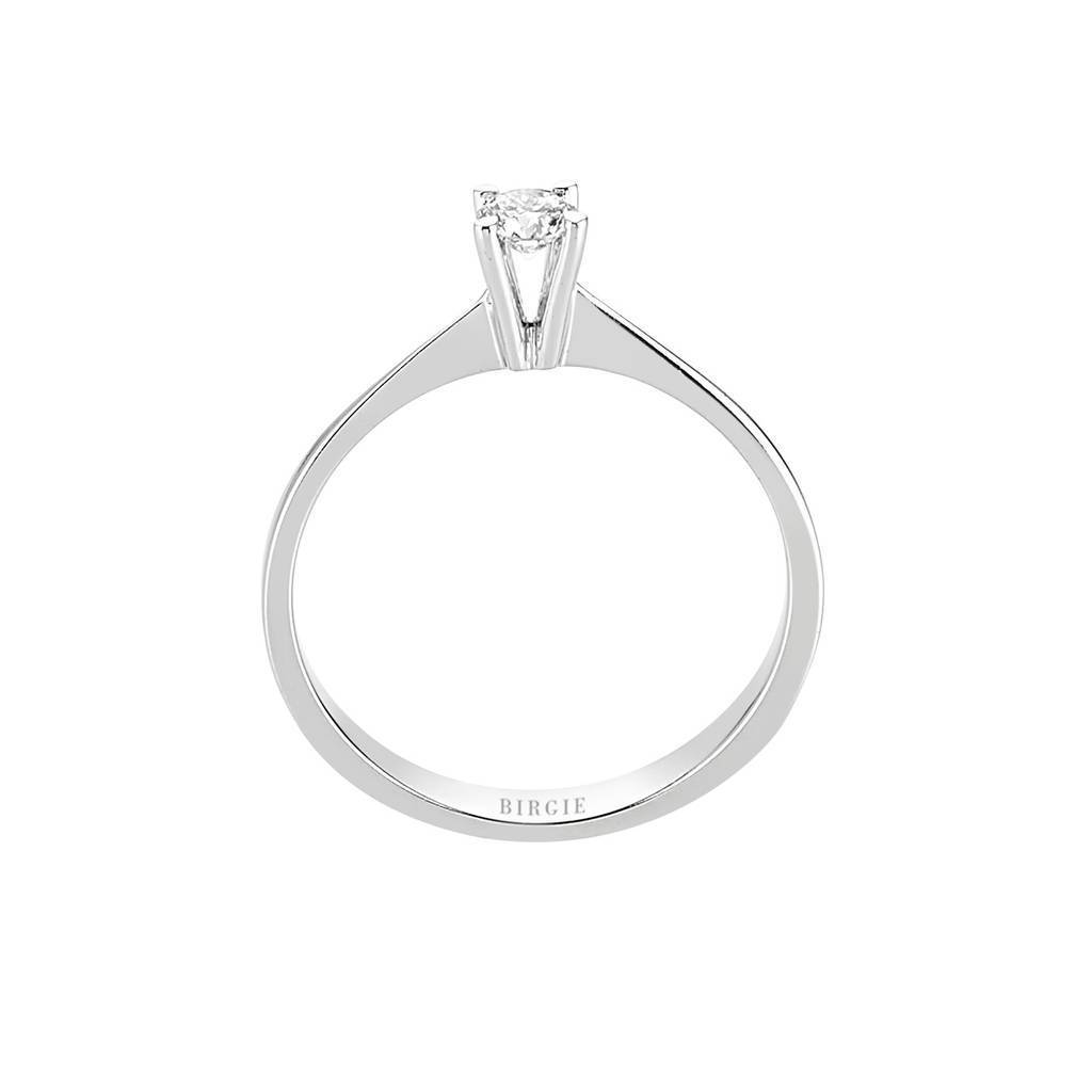 0.13 carat diamond solitaire ring