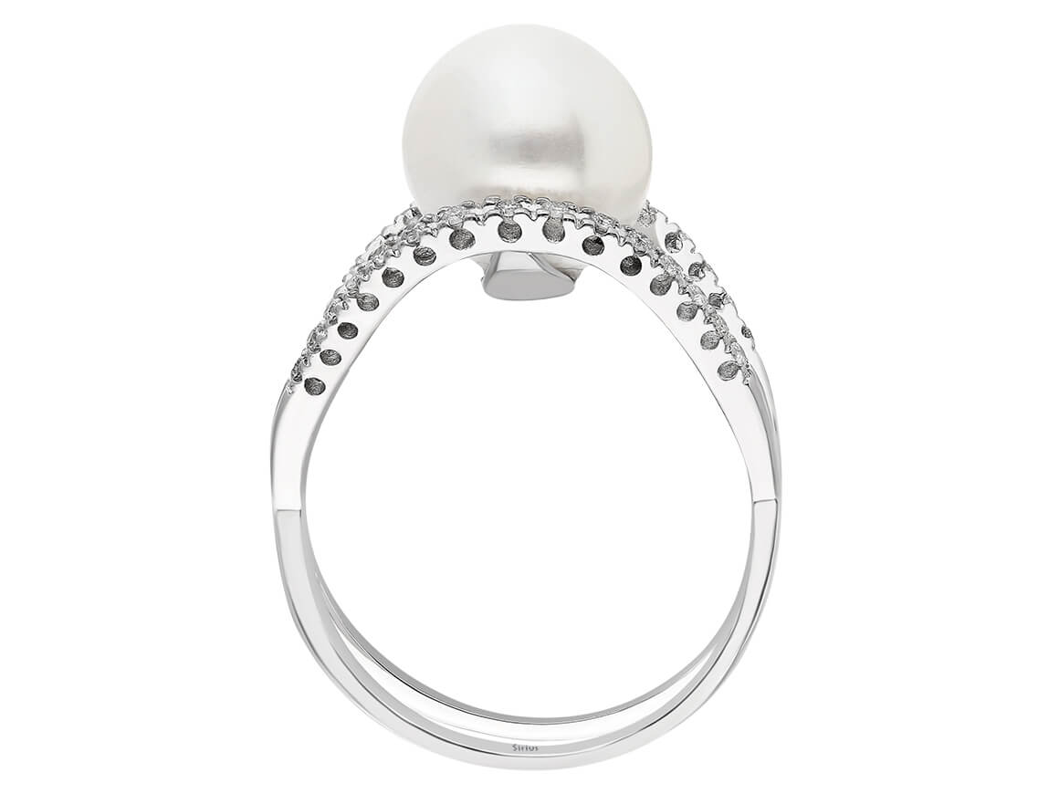 Diamond and Pearl Ring