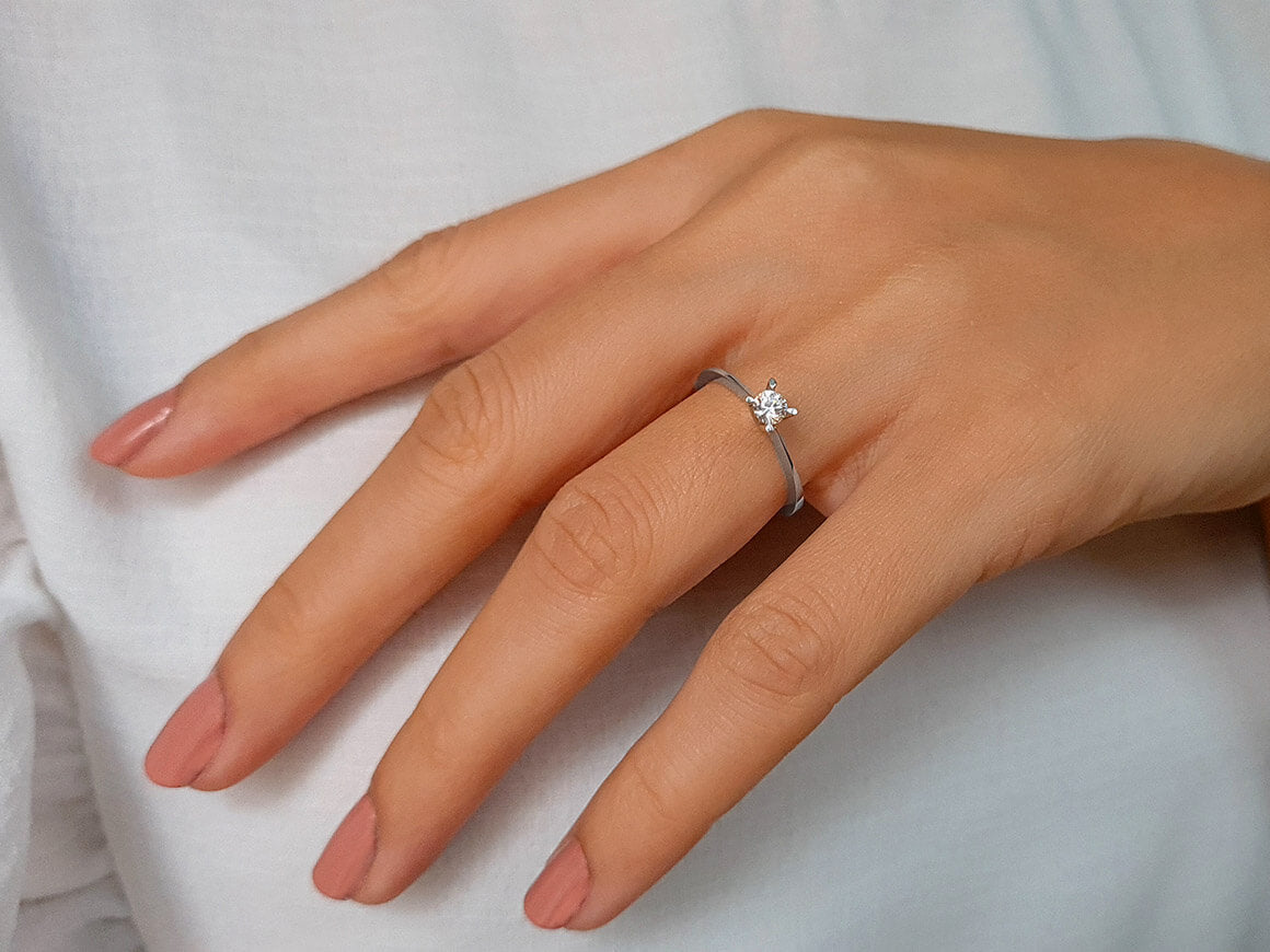 0.21 Carat Diamond Solitaire Ring