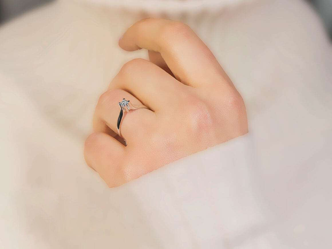 0.21 Carat Diamond Solitaire Ring