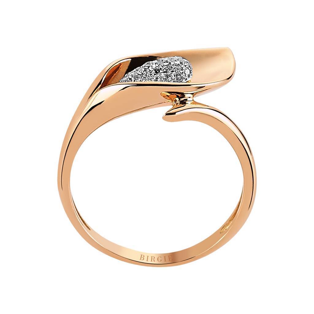 Bague fleur diamant