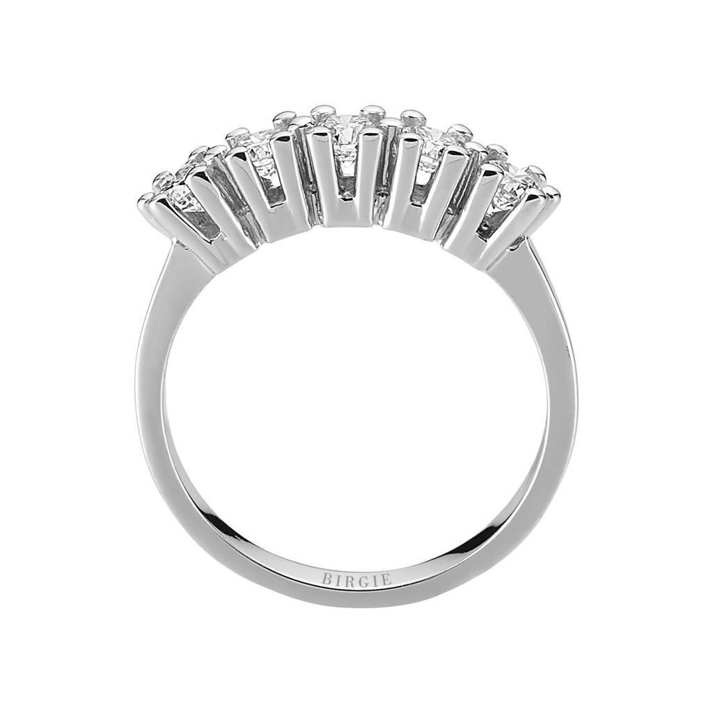 Alliance 5 pierres diamant 0,70 carat