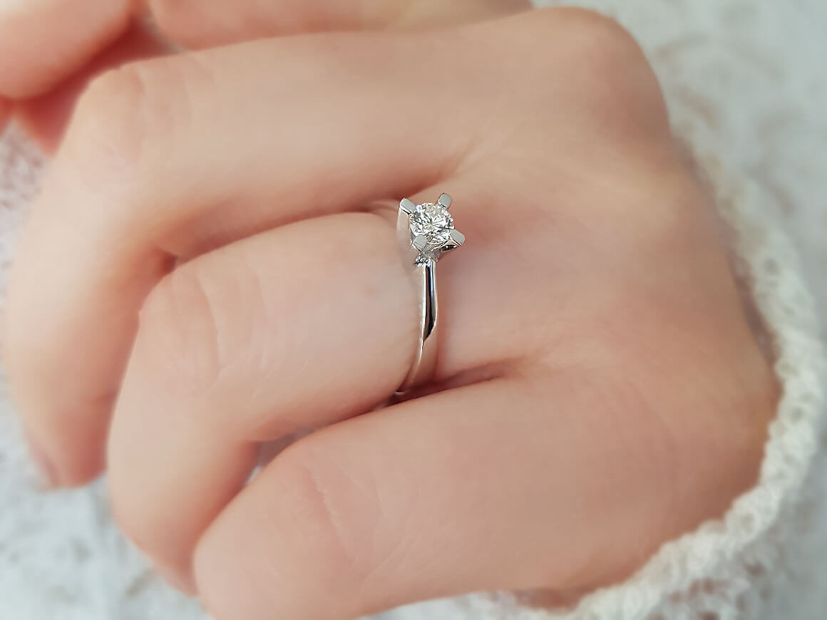 0.23 Carat Diamond Solitaire Ring