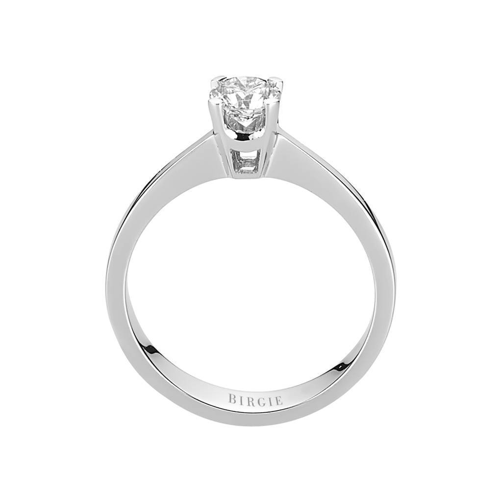 Bague solitaire diamant 0,46 carat