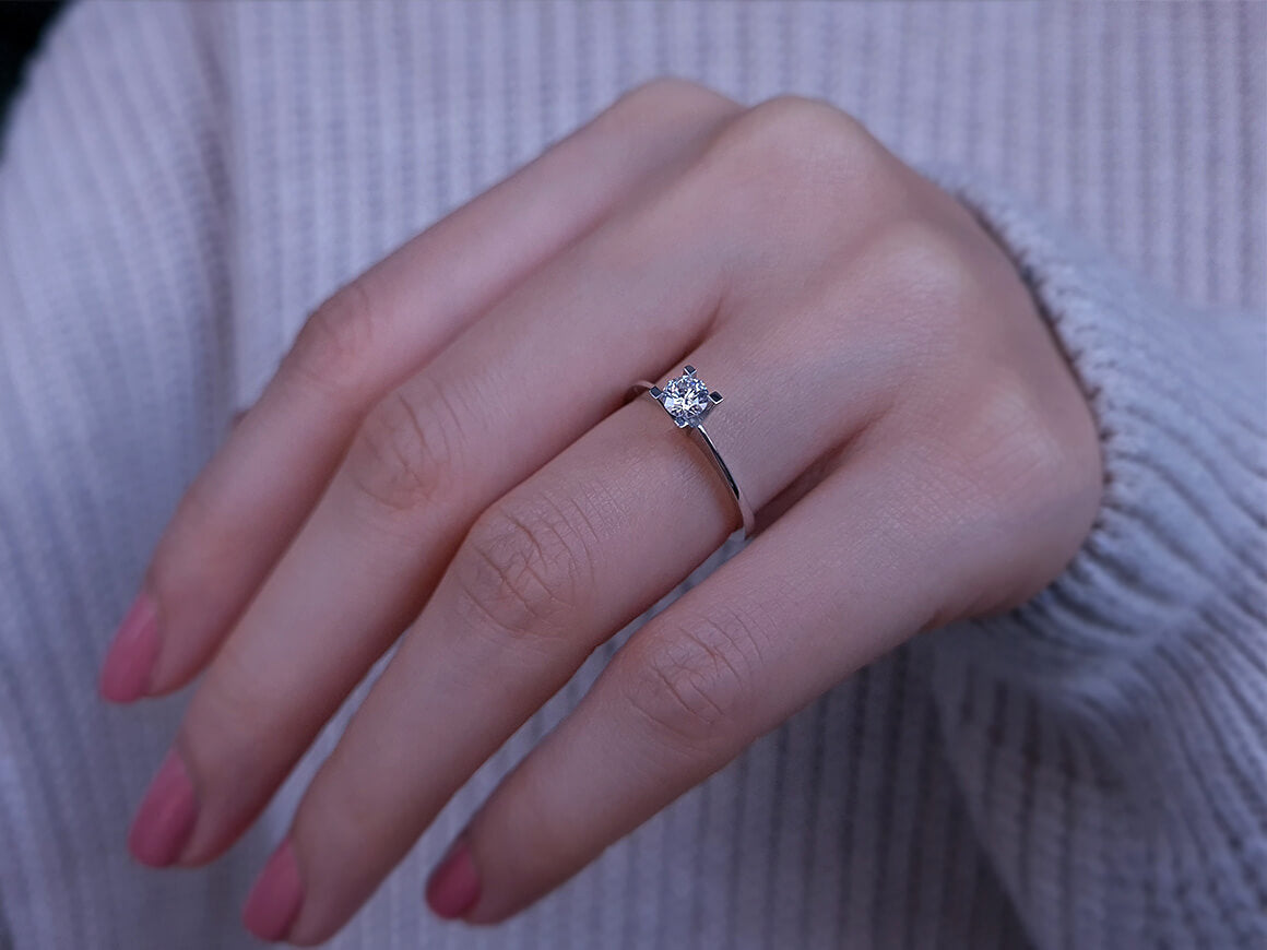 0.27 Carat Diamond Solitaire Ring