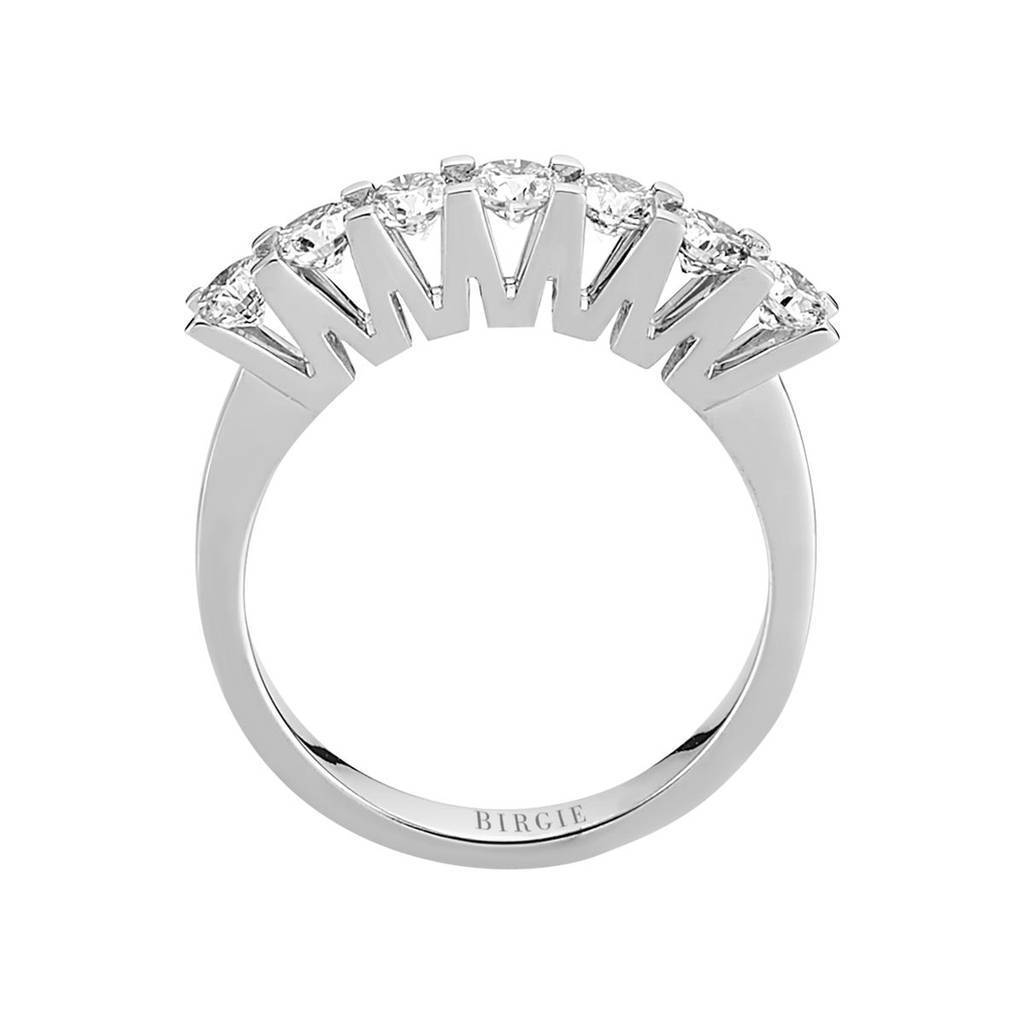 Alliance 7 pierres diamant 0,98 carat