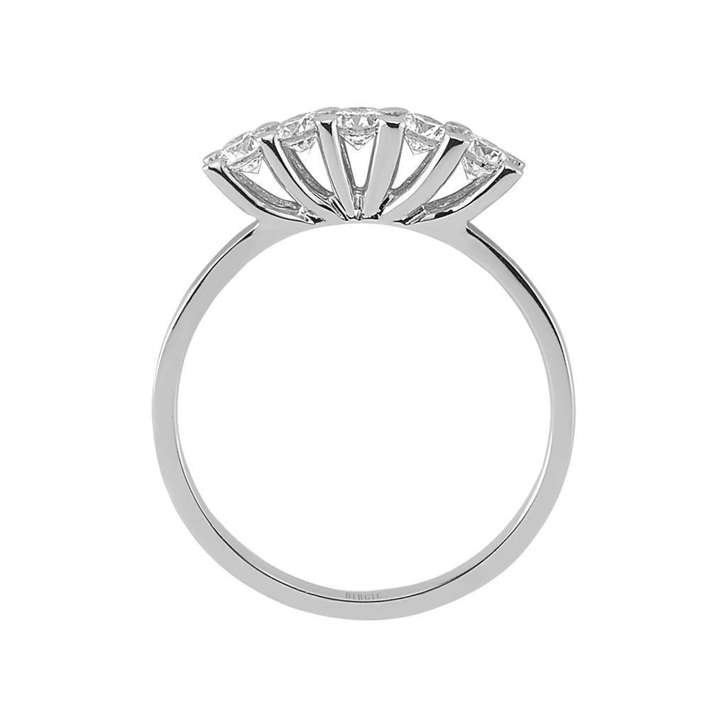 Alliance 5 pierres diamant 0,46 carat