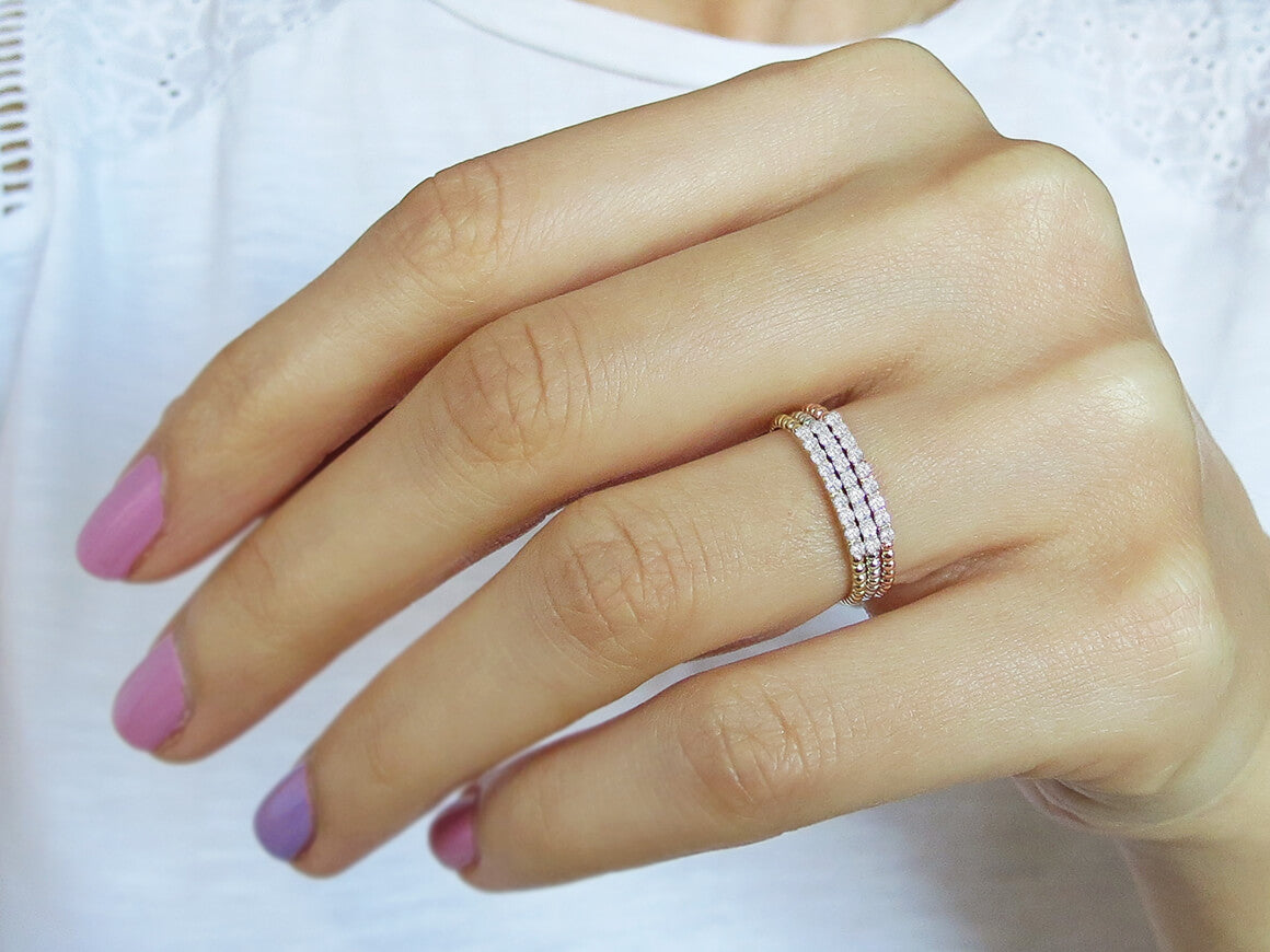 Alliance demi-ronde Diamond Tria