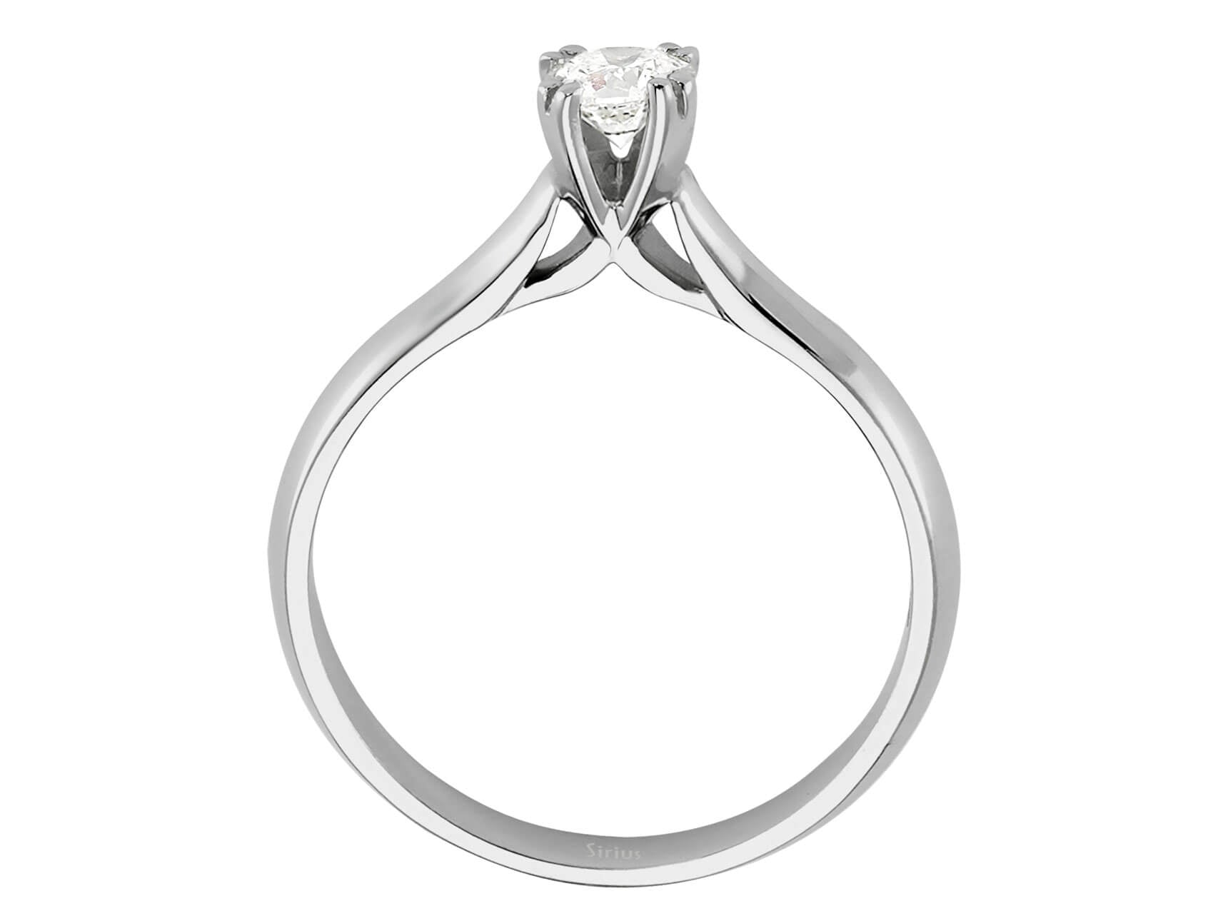Bague solitaire diamant 0,82 carat
