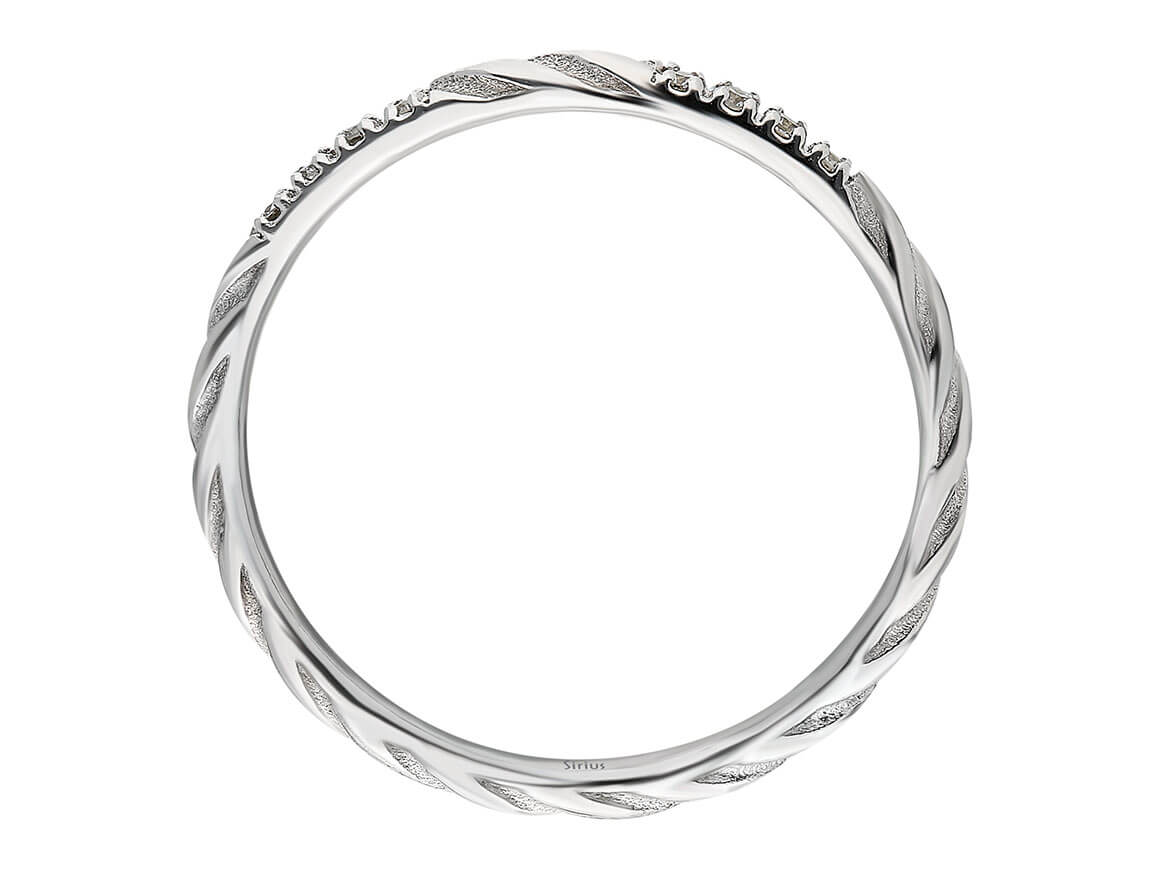 Alliance Diamant Demi Rond