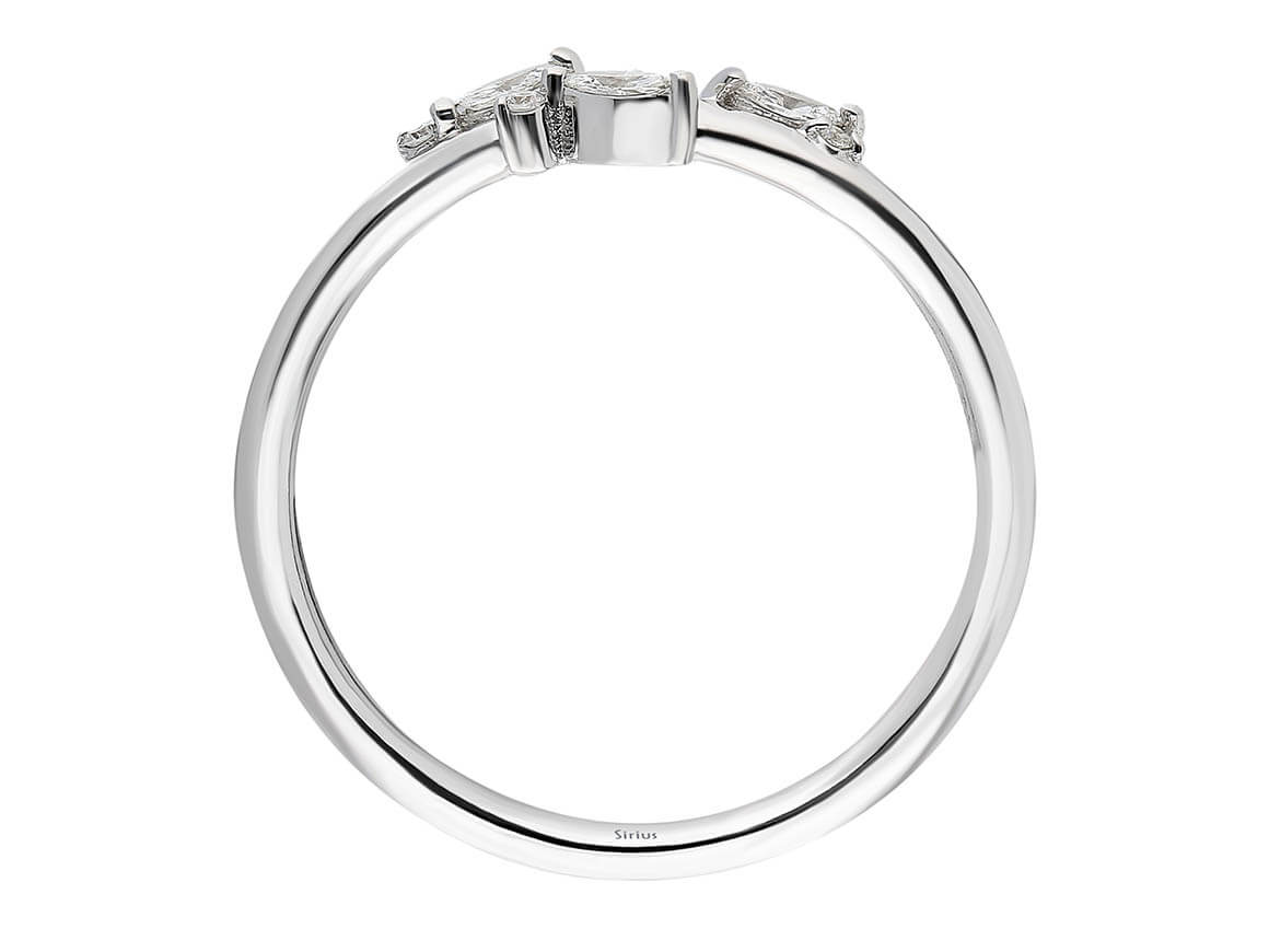 Bague Moirée Diamant Marquise