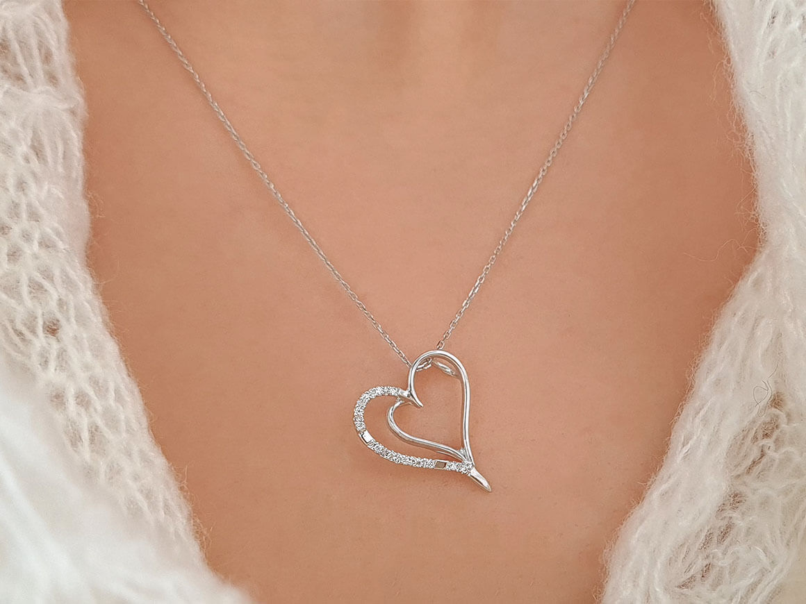 Diamond Heart Necklace