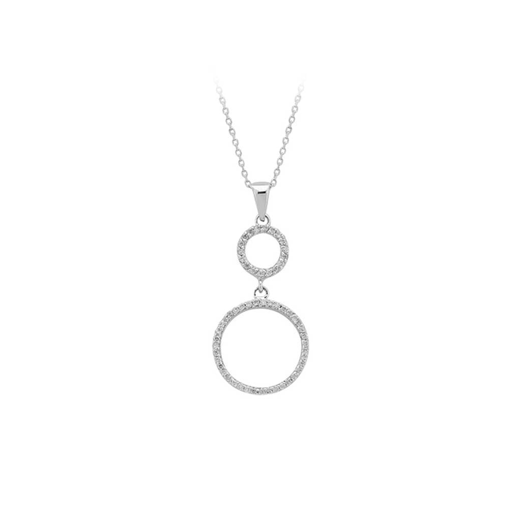 Diamond Round Necklace