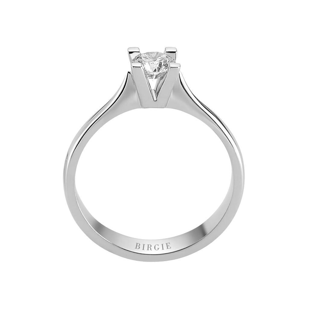 Bague solitaire diamant 0,43 carat