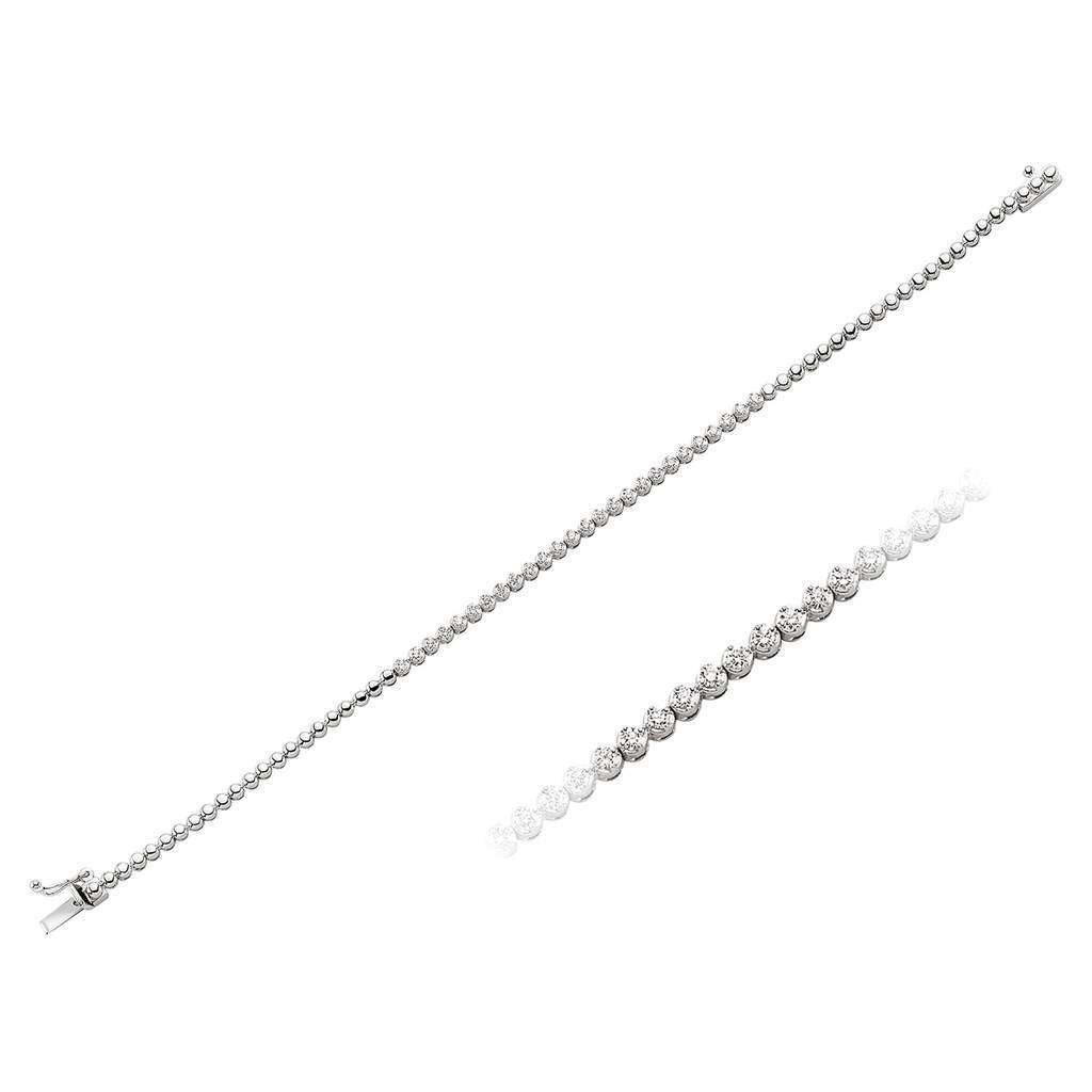 0.77 total carat diamond tennis bracelet